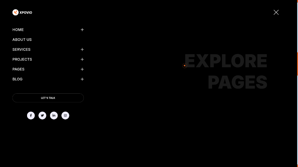 Fullscreen Navigation Drawer
