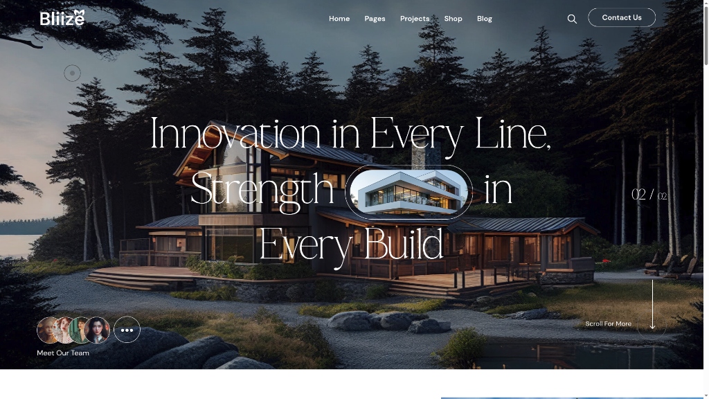 Bliize — Architecture & Construction Web Application