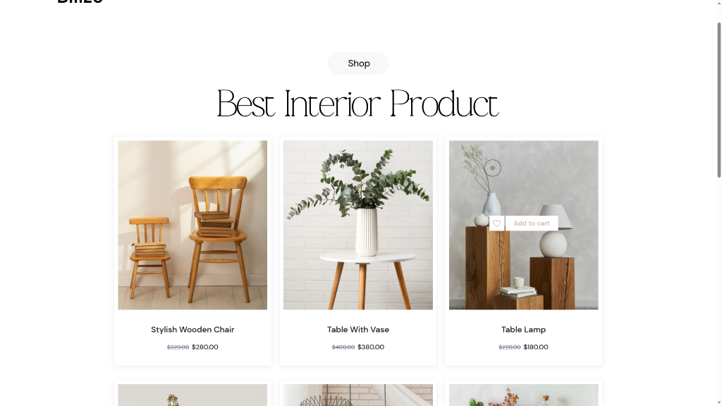 Interior Products Catalog
