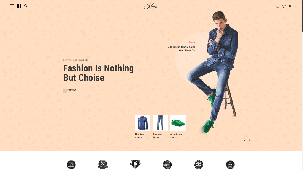 Kinen — Luxury Fashion & Modern E-Commerce Platform